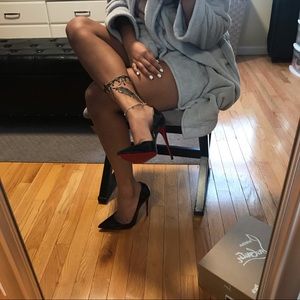 Christian Louboutin so Kate Black Patent ✨ 120mm